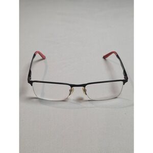 Carrera CA8810 YIH 54-19-140 Black Red Flex Hinge Eyeglasses Frames 117I